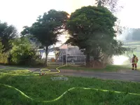 Bild zu 12-07-2019 Brand einer Gartenhütte